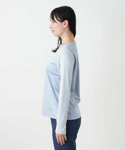 Leilian / レリアン カットソー | 袖切替クルーネックカットソー | 詳細14