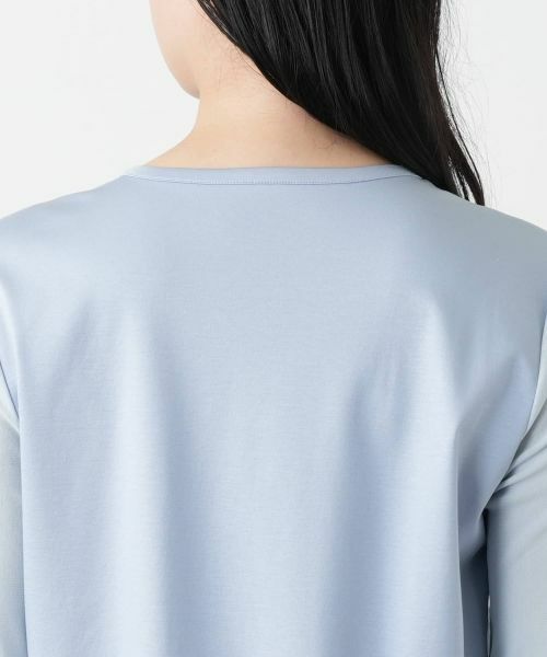 Leilian / レリアン カットソー | 袖切替クルーネックカットソー | 詳細17