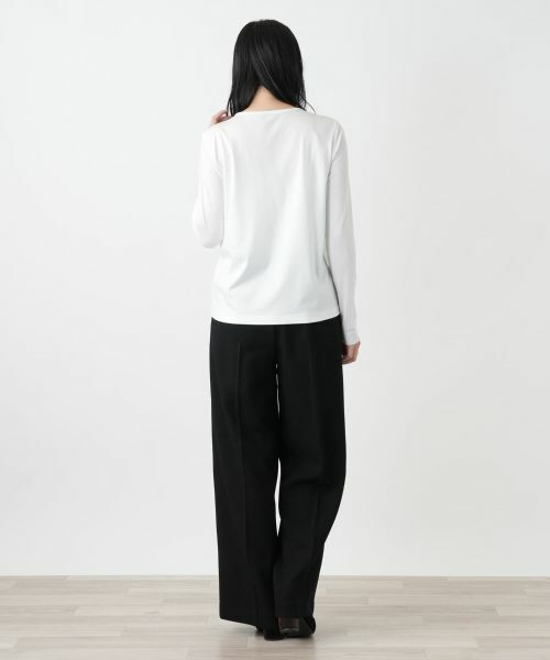Leilian / レリアン カットソー | 袖切替クルーネックカットソー | 詳細3
