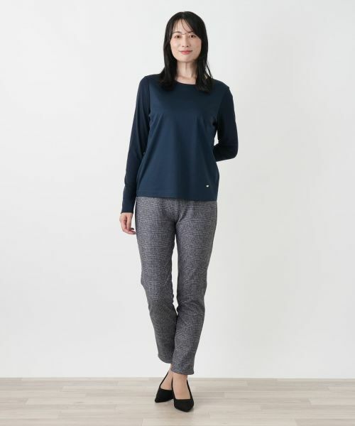 Leilian / レリアン カットソー | 袖切替クルーネックカットソー | 詳細4