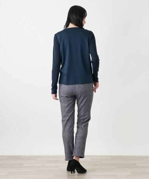 Leilian / レリアン カットソー | 袖切替クルーネックカットソー | 詳細6