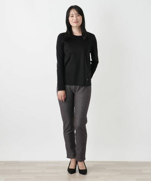 Leilian / レリアン カットソー | 袖切替クルーネックカットソー | 詳細7