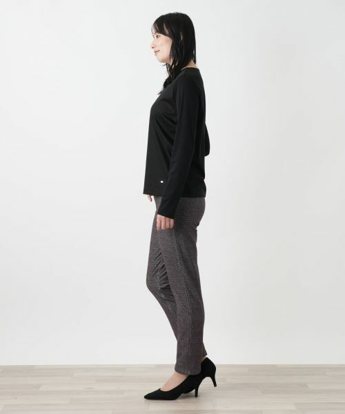 Leilian / レリアン カットソー | 袖切替クルーネックカットソー | 詳細8