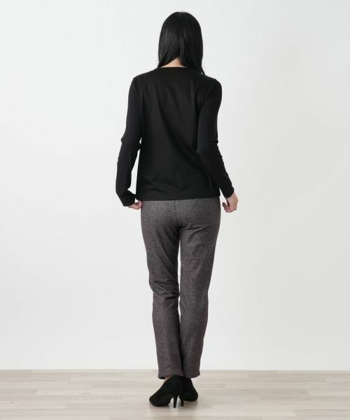Leilian / レリアン カットソー | 袖切替クルーネックカットソー | 詳細9