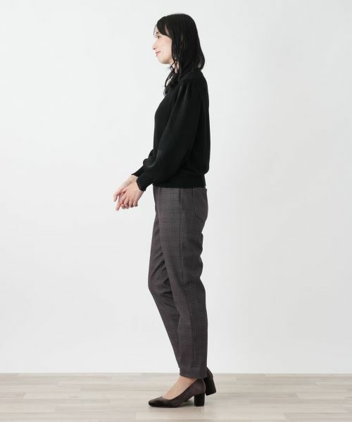 Leilian / レリアン ニット・セーター | ハイネック切替プルオーバー【セレモニー】 | 詳細2