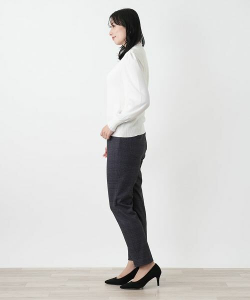 Leilian / レリアン ニット・セーター | ハイネック切替プルオーバー【セレモニー】 | 詳細5