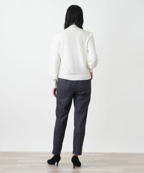 Leilian / レリアン ニット・セーター | ハイネック切替プルオーバー【セレモニー】 | 詳細6