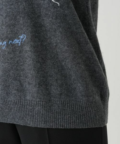 Leilian / レリアン ニット・セーター | 刺繍インターシャ編みニット | 詳細13