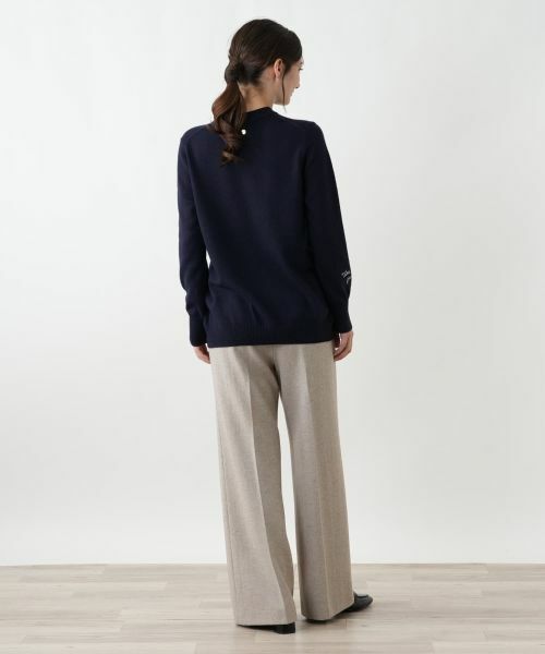 Leilian / レリアン ニット・セーター | 刺繍インターシャ編みニット | 詳細3