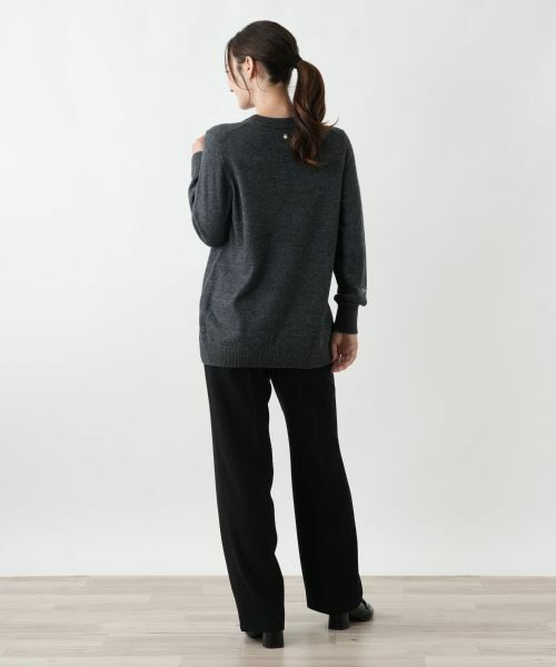 Leilian / レリアン ニット・セーター | 刺繍インターシャ編みニット | 詳細6