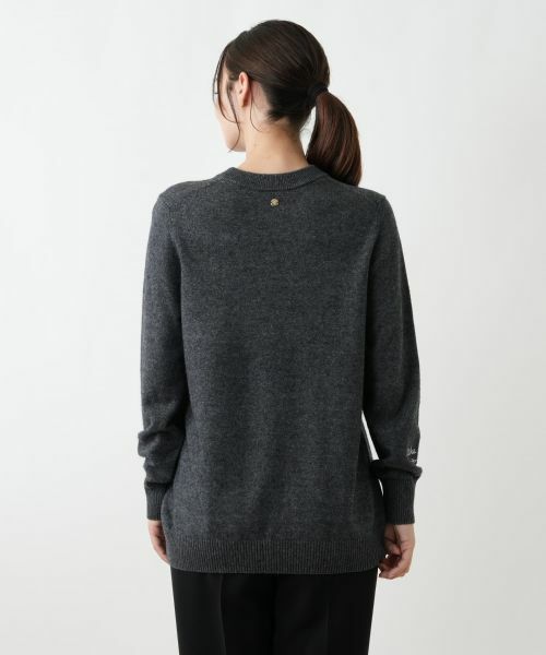 Leilian / レリアン ニット・セーター | 刺繍インターシャ編みニット | 詳細9