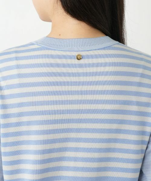 Leilian / レリアン ニット・セーター | ボーダークルーネックカットソー | 詳細11