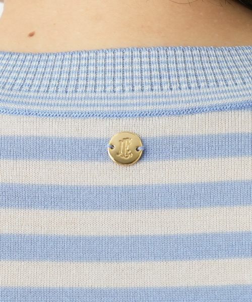 Leilian / レリアン ニット・セーター | ボーダークルーネックカットソー | 詳細12