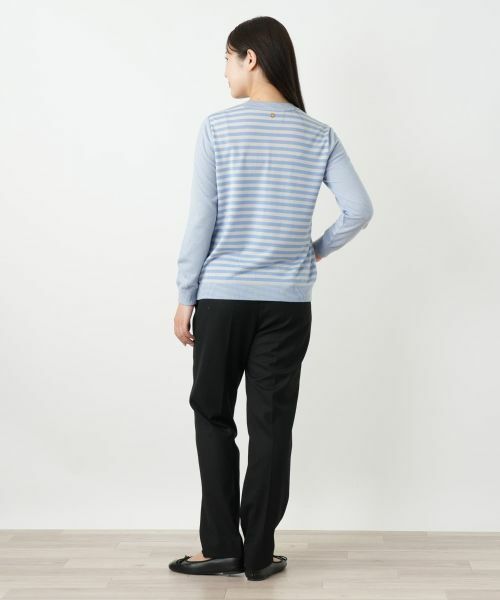 Leilian / レリアン ニット・セーター | ボーダークルーネックカットソー | 詳細6