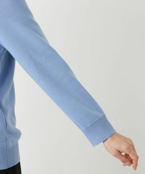 Leilian / レリアン その他アウター | 配色ジップニットパーカ | 詳細12