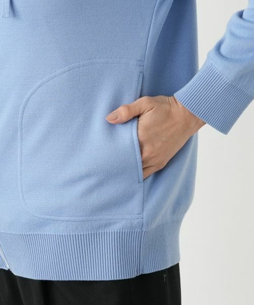 Leilian / レリアン その他アウター | 配色ジップニットパーカ | 詳細13