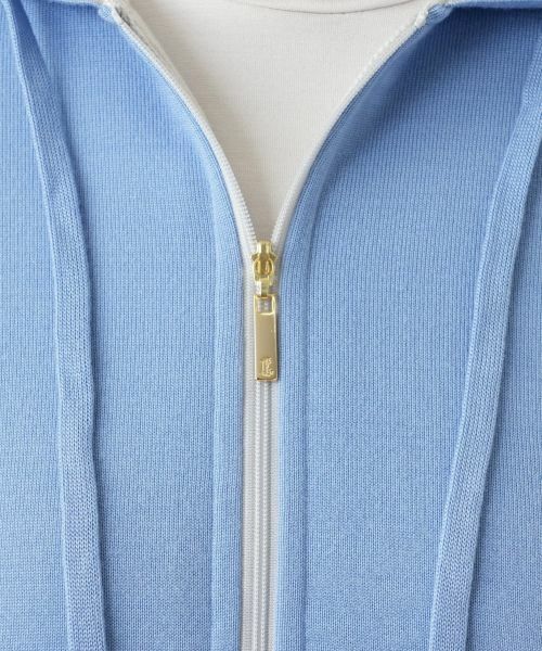 Leilian / レリアン その他アウター | 配色ジップニットパーカ | 詳細14