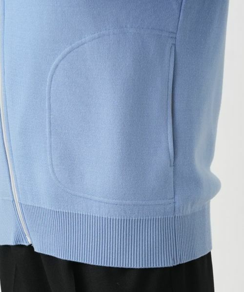 Leilian / レリアン その他アウター | 配色ジップニットパーカ | 詳細15