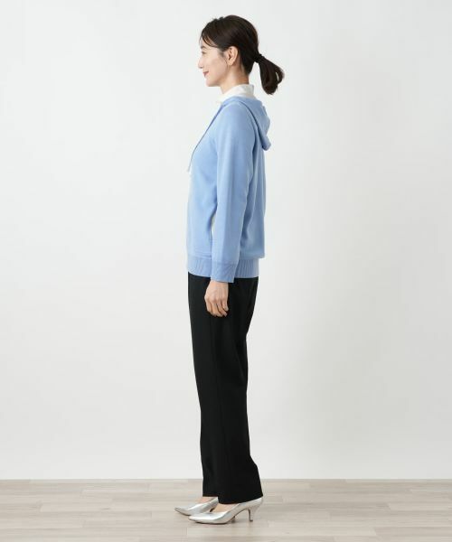 Leilian / レリアン その他アウター | 配色ジップニットパーカ | 詳細5