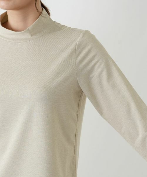 Leilian / レリアン カットソー | ラメハイネックカットソー | 詳細15