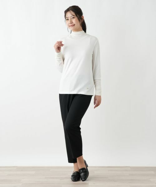 Leilian / レリアン カットソー | 切替ハイネックカットソー | 詳細1