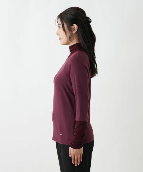 Leilian / レリアン カットソー | 切替ハイネックカットソー | 詳細11