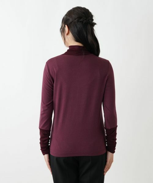 Leilian / レリアン カットソー | 切替ハイネックカットソー | 詳細12