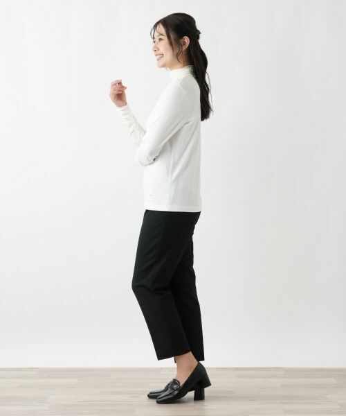 Leilian / レリアン カットソー | 切替ハイネックカットソー | 詳細2
