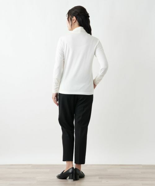 Leilian / レリアン カットソー | 切替ハイネックカットソー | 詳細3