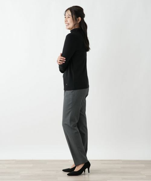 Leilian / レリアン カットソー | 切替ハイネックカットソー | 詳細5