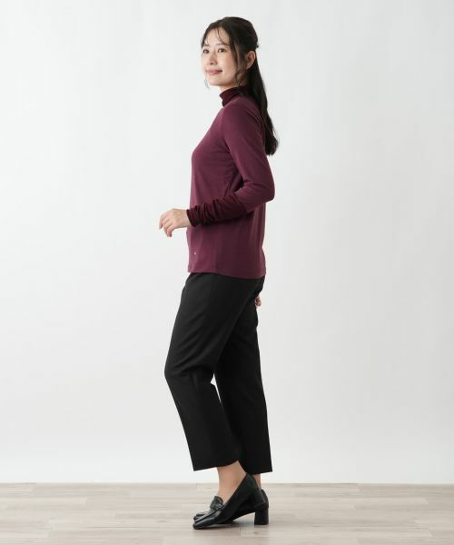 Leilian / レリアン カットソー | 切替ハイネックカットソー | 詳細8