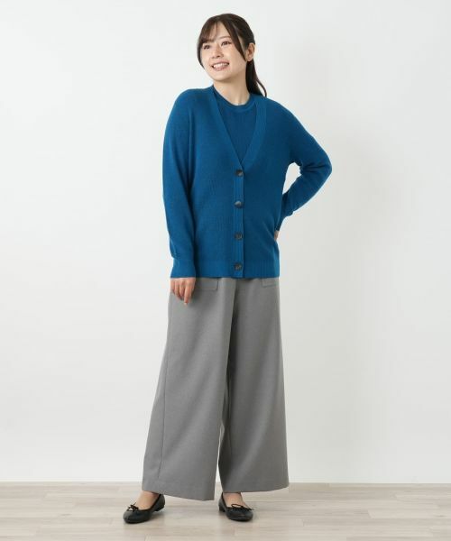 Leilian / レリアン カーディガン・ボレロ | Vネックカーディガン | 詳細1