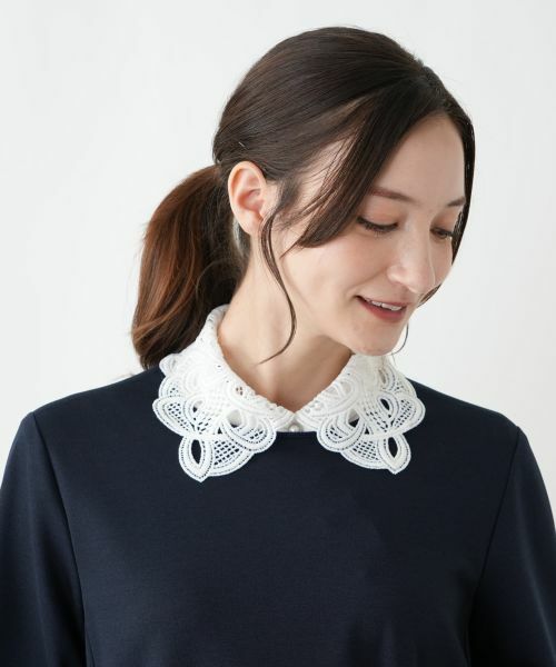Leilian / レリアン マフラー・ショール・スヌード・ストール | レース付け襟 | 詳細4