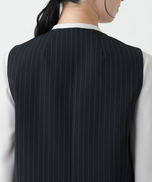 Leilian / レリアン テーラードジャケット | ストライプベスト | 詳細11