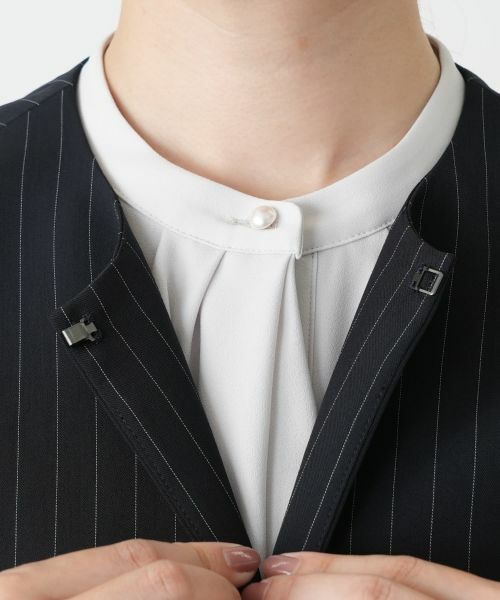Leilian / レリアン テーラードジャケット | ストライプベスト | 詳細14