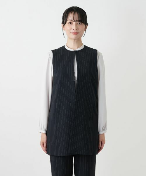 Leilian / レリアン テーラードジャケット | ストライプベスト | 詳細7