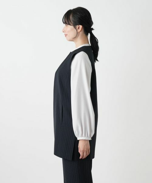 Leilian / レリアン テーラードジャケット | ストライプベスト | 詳細8