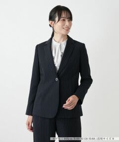 Leilian / レリアン テーラードジャケット | ストライプブレザー