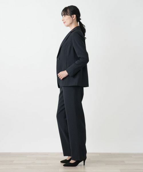 Leilian / レリアン テーラードジャケット | ストライプブレザー | 詳細5