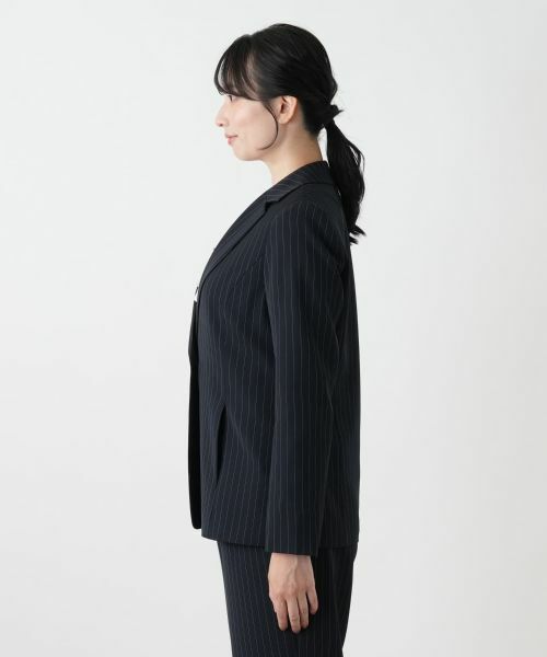 Leilian / レリアン テーラードジャケット | ストライプブレザー | 詳細8