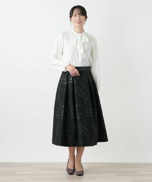 Leilian / レリアン ミニ・ひざ丈スカート | フレアスカート【セレモニー】 | 詳細1