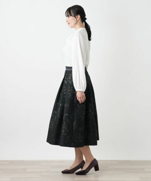 Leilian / レリアン ミニ・ひざ丈スカート | フレアスカート【セレモニー】 | 詳細2