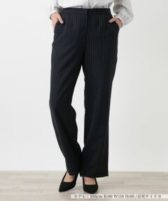 Leilian / レリアン その他パンツ | ストライプストレートパンツ