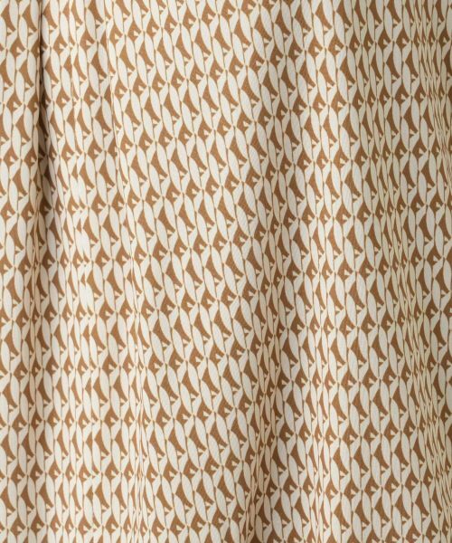 Leilian / レリアン カットソー | 幾何学柄ギャザープルオーバー | 詳細11