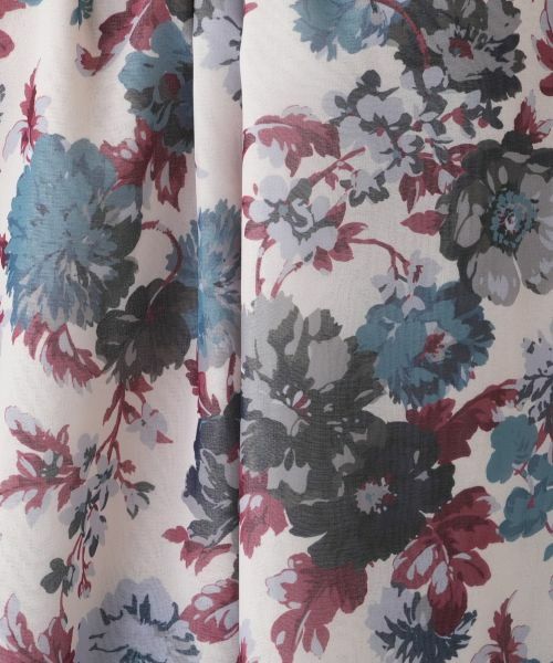 Leilian / レリアン シャツ・ブラウス | フラワー柄シフォンブラウス【RATTI】 | 詳細12