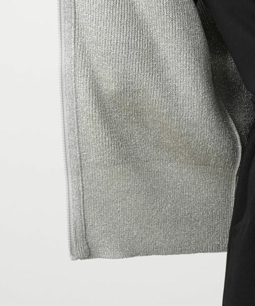 Leilian / レリアン テーラードジャケット | ジップラメニットベスト | 詳細25