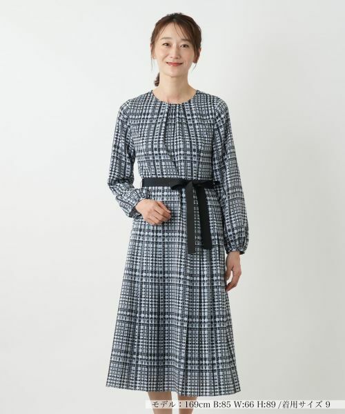 Leilian/レリアン 洗えるワンピース【25年9月カタログ】 スカイブルー 9(M) Leilian/レリアン 洗えるワンピース【25年9月カタログ】 スカイブルー 9(M)