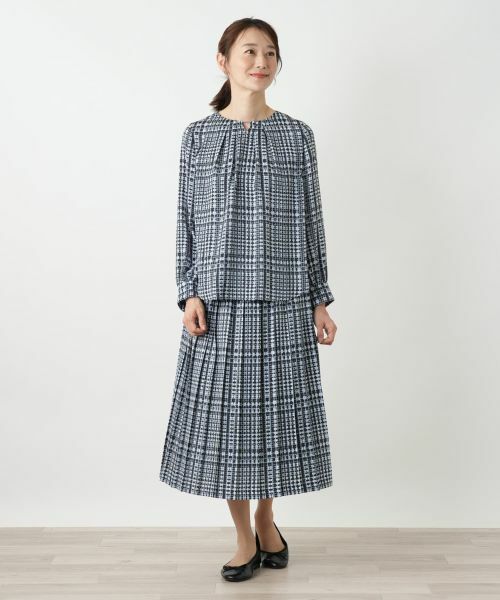 Leilian / レリアン シャツ・ブラウス | グレンチェックブラウス | 詳細4