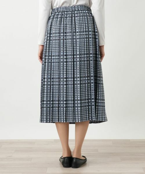 Leilian / レリアン ロング・マキシ丈スカート | グレンチェックプリーツスカート | 詳細12