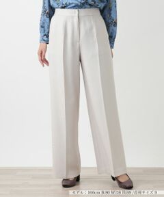 Leilian / レリアン その他パンツ | センタープレスワイドパンツ
